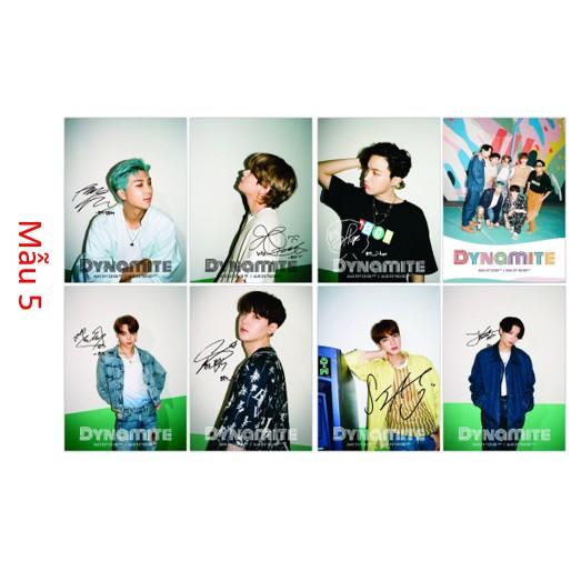 Sét card BTS A6 10x14cm sét gồm 8 tấm chỉ 8k/sét