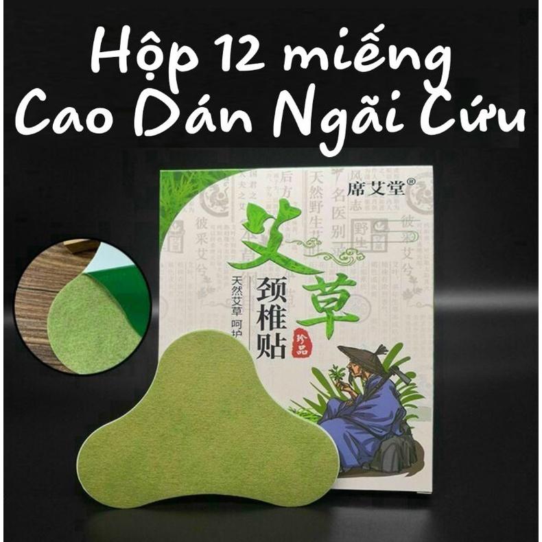 12 Miếng Dán  Vai Gáy Giảm Đau Cổ Vai Gáy