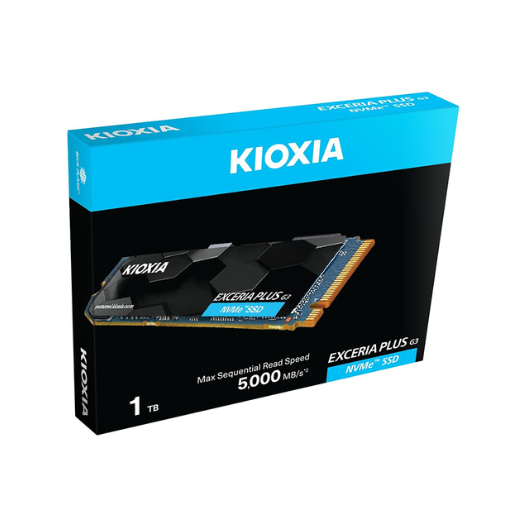 Ổ cứng SSD Kioxia EXCERIA PLUS G3 1TB NVMe M.2 2280 (LSD10Z001TG8) - Hàng Chính Hãng
