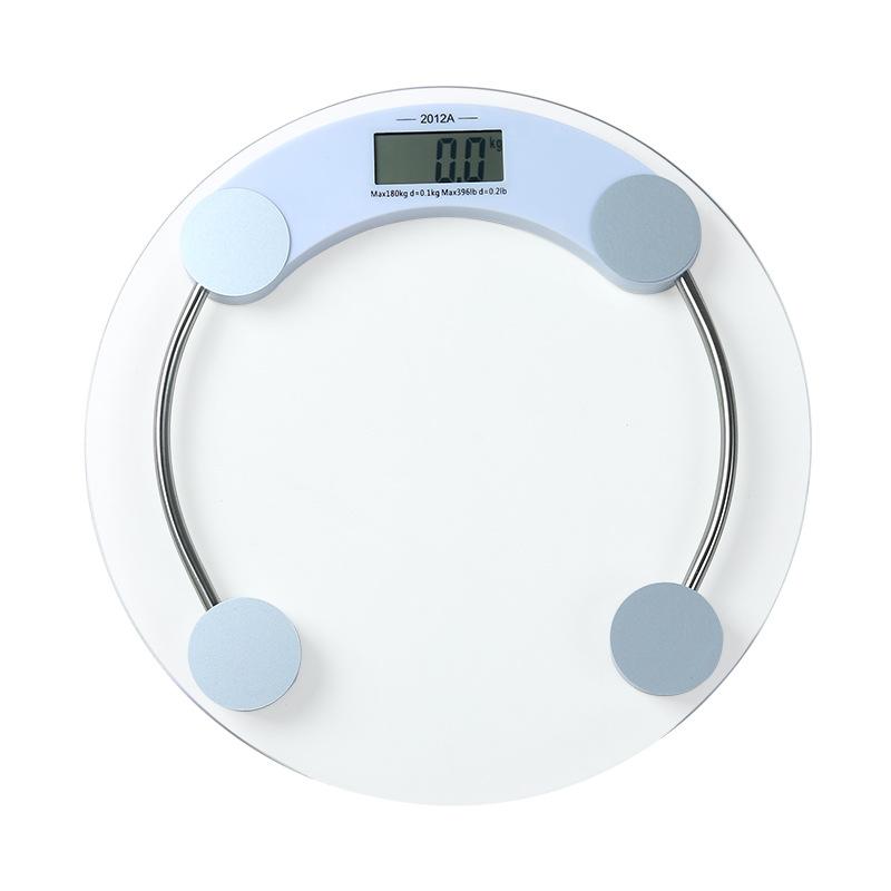 Giá thấp nhất 28CM tròn trọng lượng cơ thể cân điện tử cơ thể con người sức khỏe quy mô kính cường lực cơ thể quy mô hộ gia đình trọng lượng quy mô