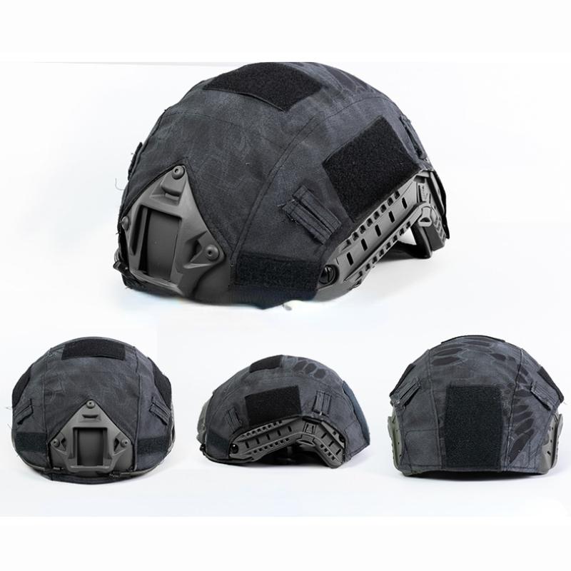 Mũ bảo hiểm chiến thuật Vòng tròn đầu 52-60cm Mũ bảo hiểm Airsoft Paintball War Game Gear CS Fast Materment Cover nhiều màu Color: jungle digital