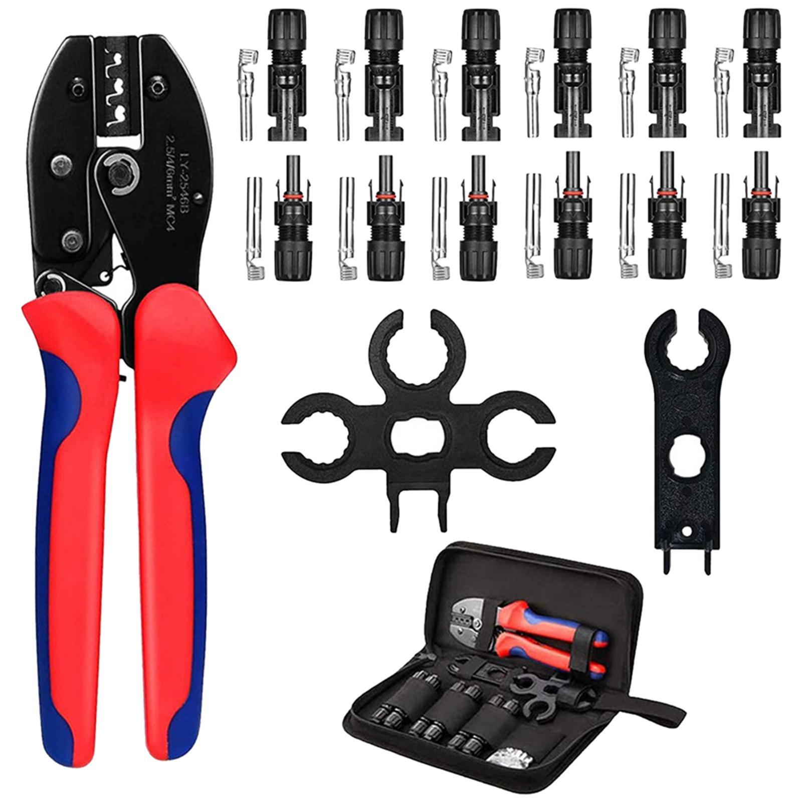 High-Carbon Steel Crimping Pliers Wire Cutters Crimping Tool for Insulated Connectors and Wire Terminal