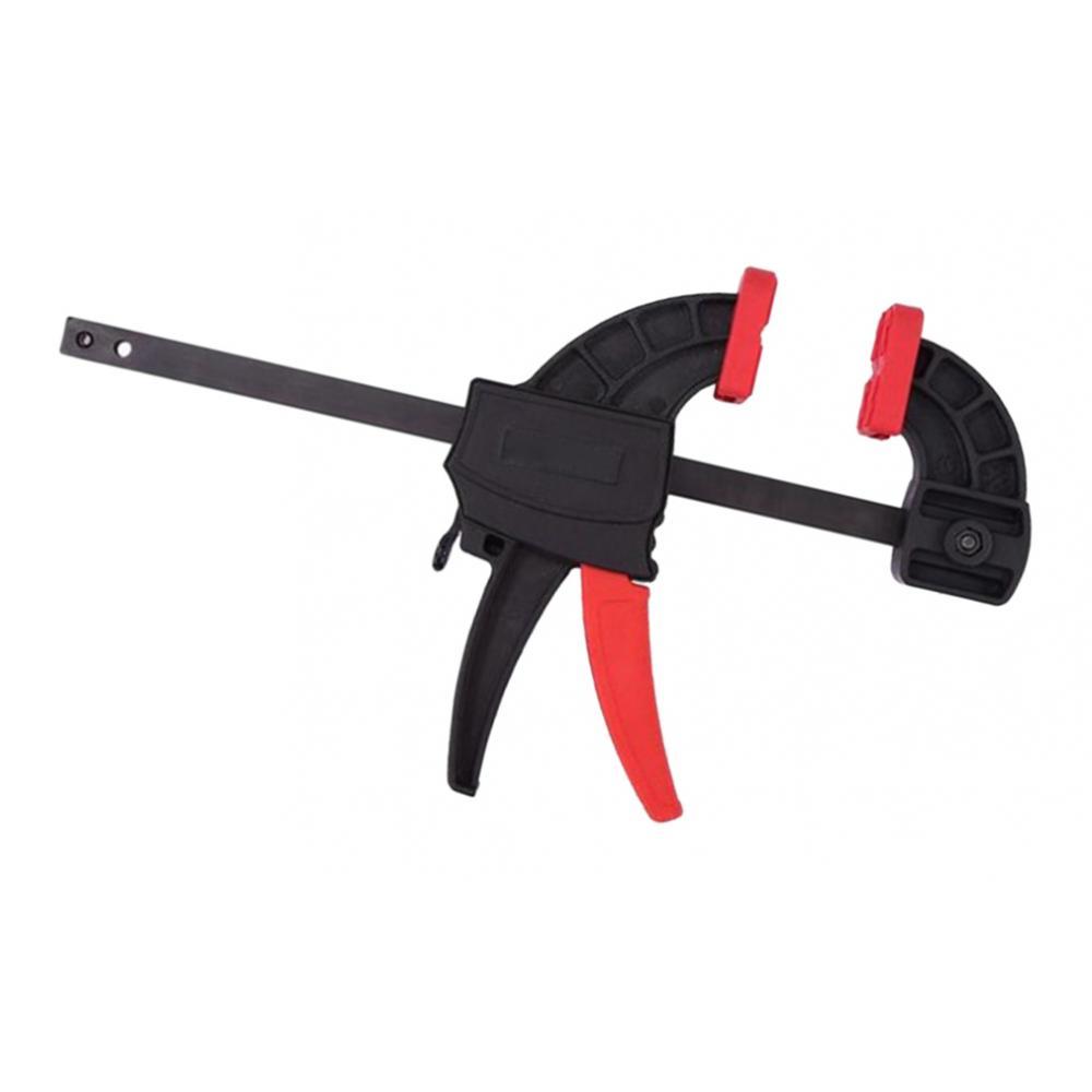Adjustable Woodworking Clip, 6 Inch Wood-Working Bar Clamp, Quick Ratchet Release Squeeze DIY Hand Tools