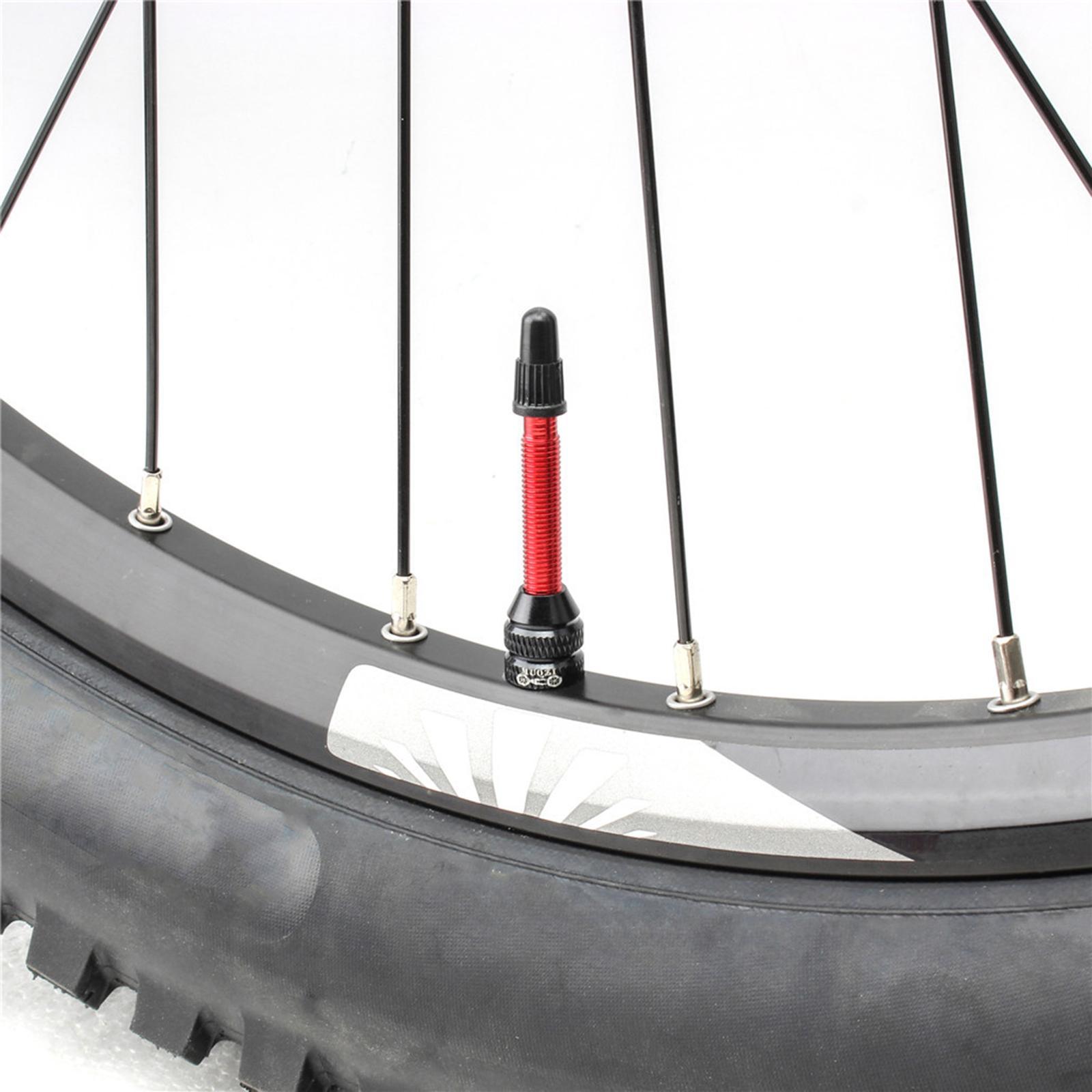 Tubeless Presta Valve  Stem  Vacuum Nozzle Tubeless Rim 40mm,Black