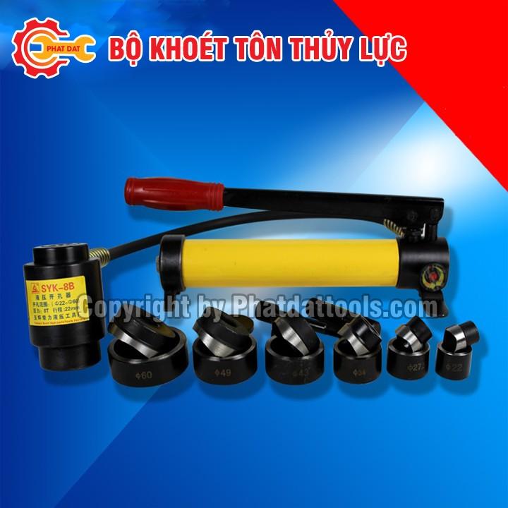 Máy Đột Thủy Lực Bằng Tay SYK8B-Bộ khoét tôn thủy lực-