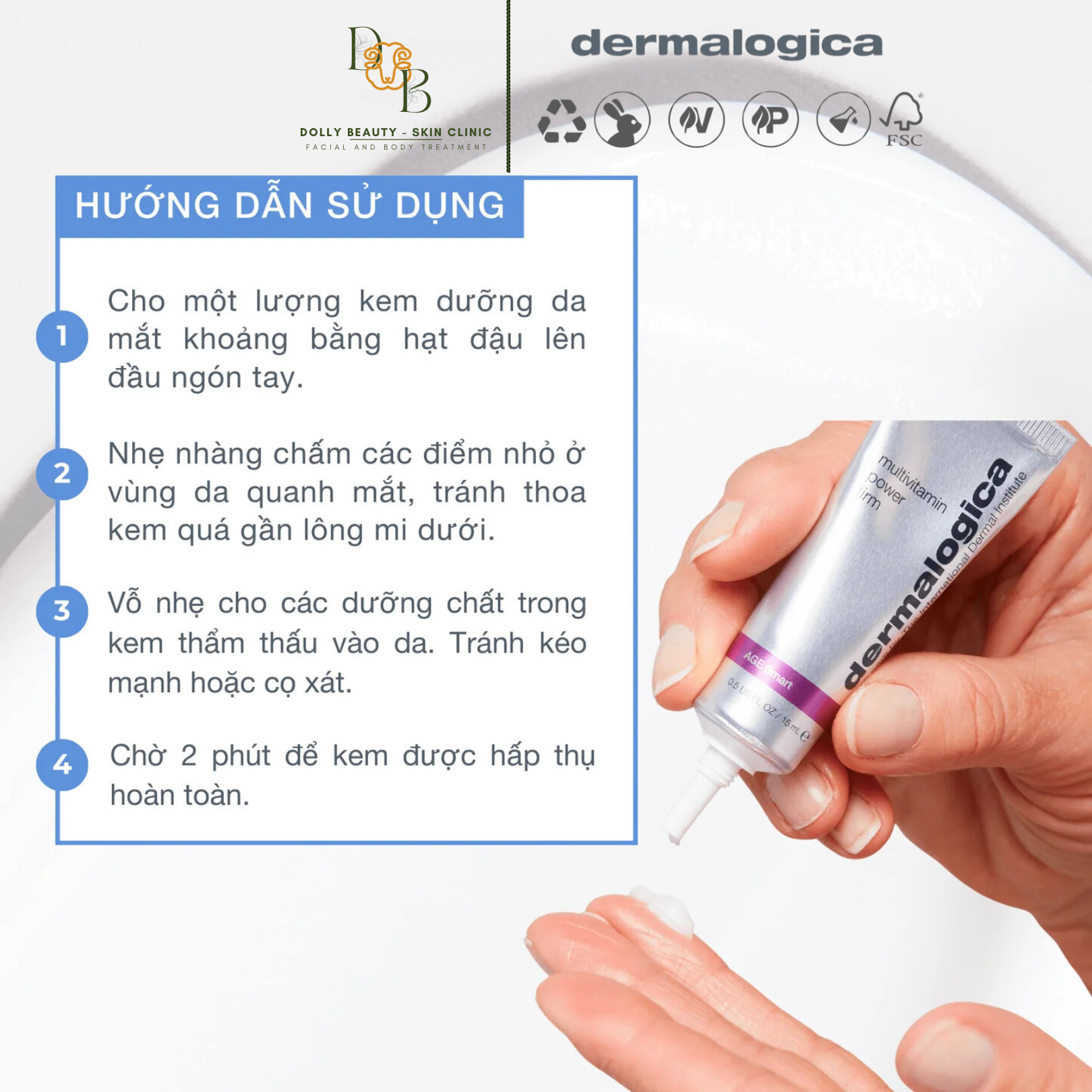 Hợp chất làm săn vùng mắt MULTIVITAMIN POWER FIRM của Dermalogica