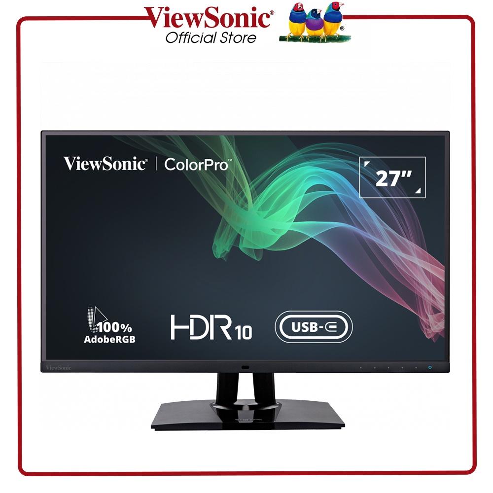 Màn hình thiết kế đồ họa ViewSonic VP2785-2K 27 inch/ 2K/ IPS/ 100% Adobe/ USB Type-C/ Ergonommic - Hàng Chính Hãng