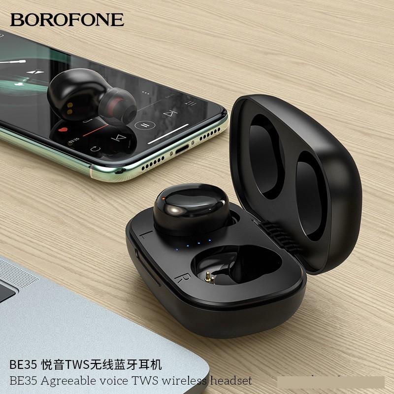 Tai nghe TWS Bluetooth 4.1 BE35 Borofone V5.0 - Hàng nhập khẩu