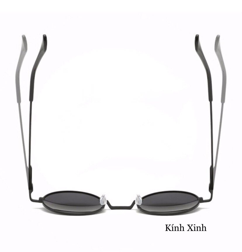 Kính râm, Kính mát Mắt Tròn Nhỏ Harry Porter Gọng Nhíp Lò Xo Kim Loại - Form Nhỏ mini