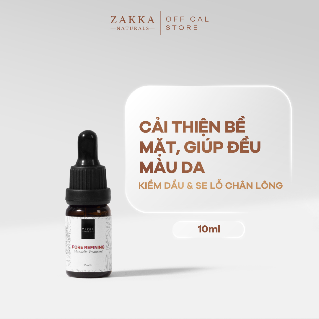 Serum Mandelic Giảm Mụn, Mờ Thâm, Tẩy Tế Bào Chết Hoá Học 10ml