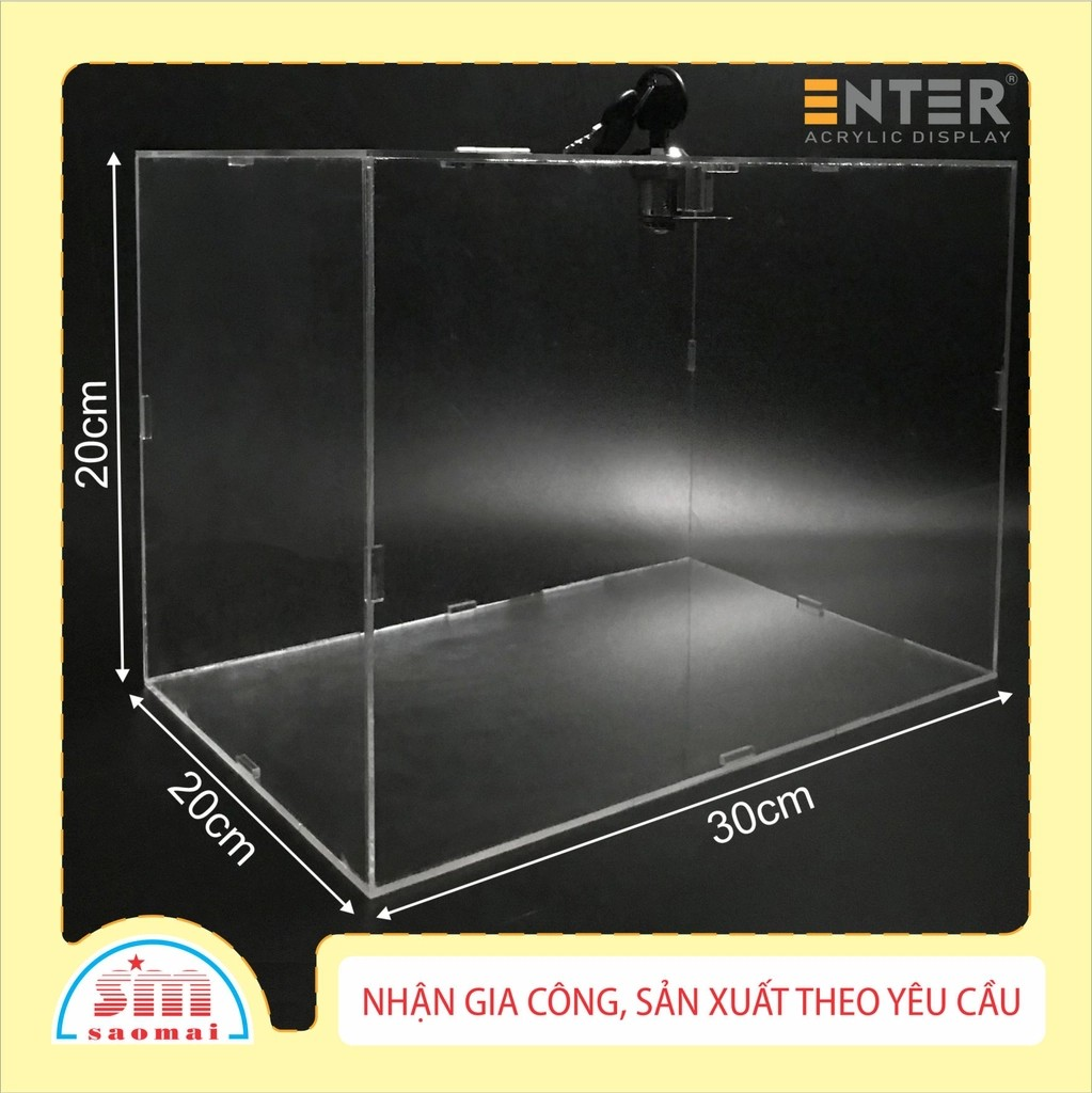 Thùng phiếu mica Enter H12 20x30x20cm 3mm