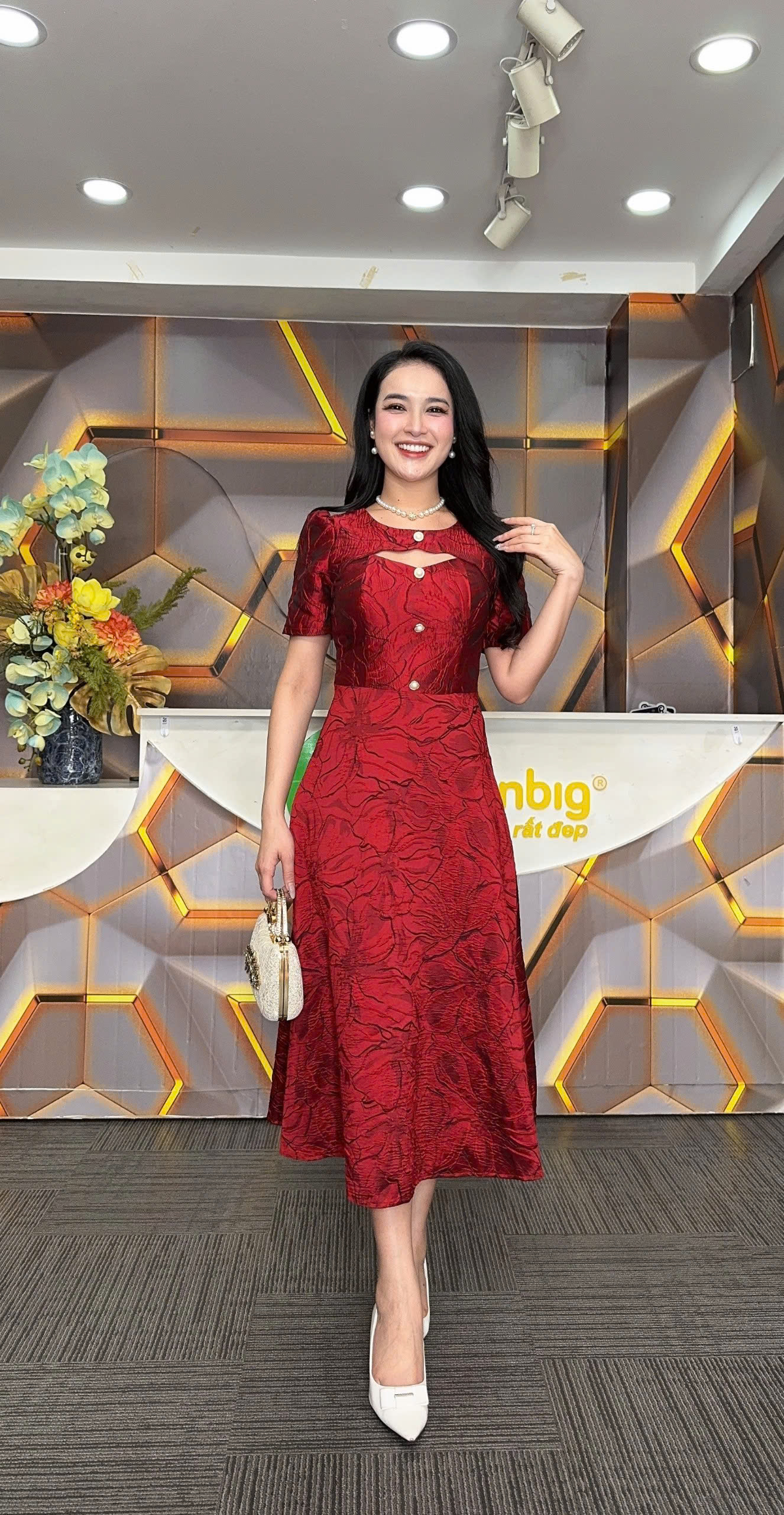 Đầm xòe - Y1875 - Thương hiệu Zonbig