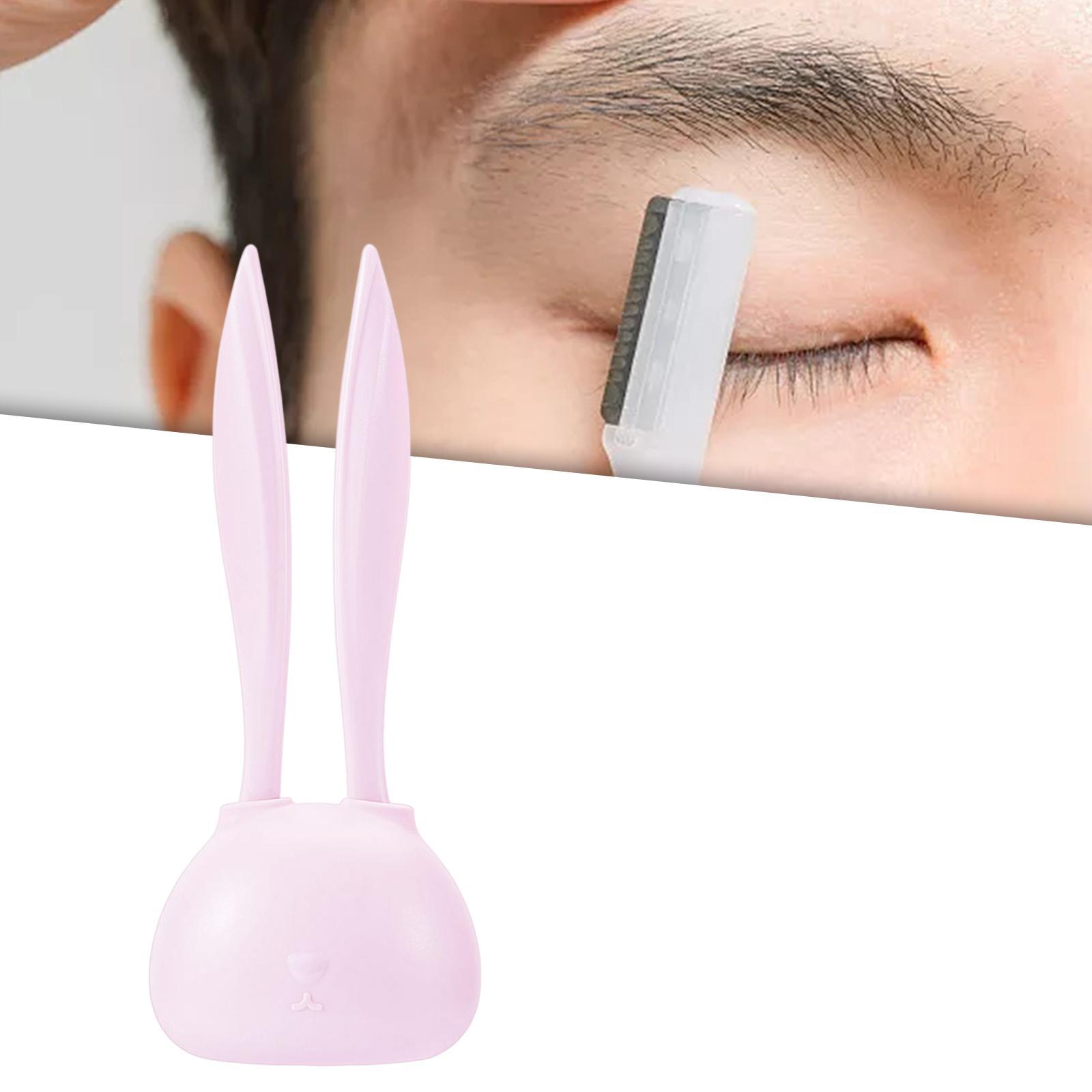 2Pcs Multipurpose Eyebrow Shaper Groomer Trimming Handheld Manual for Travel