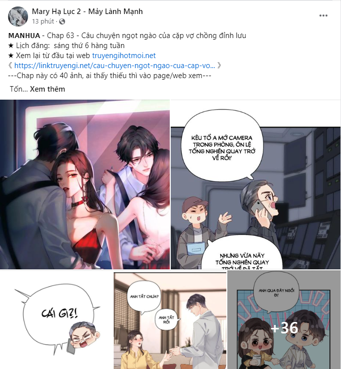 câu chuyện ngọt ngào của cặp vợ chồng đỉnh lưu chapter 63.1 2