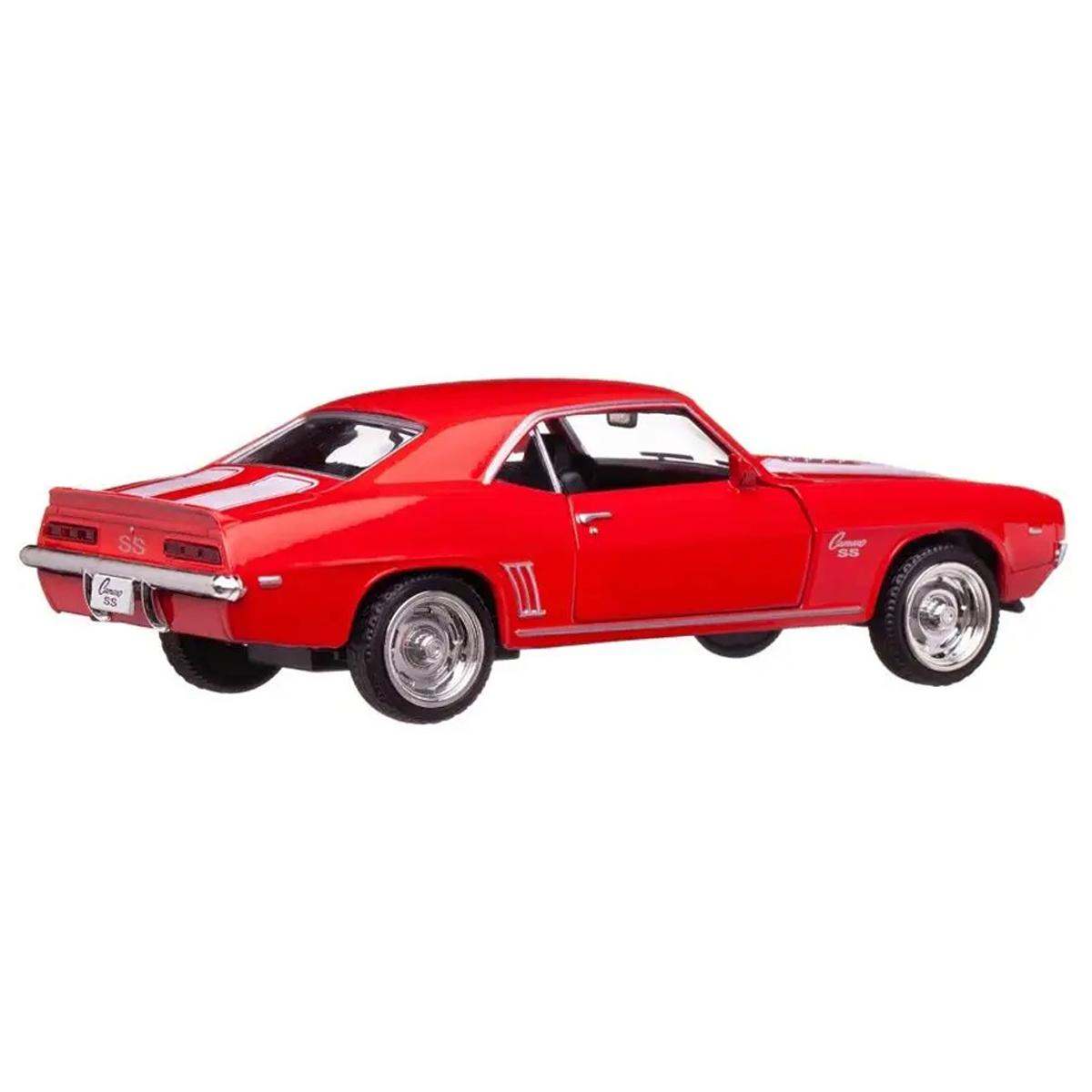 Đồ Chơi Mô Hình Siêu Xe Đua - Chevrolet Camaro SS 1969 Chạy Trớn - RMZ City 554026 - Màu Đỏ