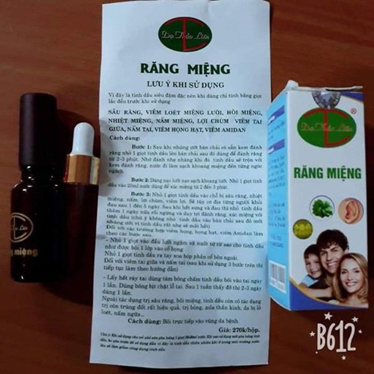 Tinh Dầu Răng Miệng Dạ Thảo Liên 20ml &amp; 5ml