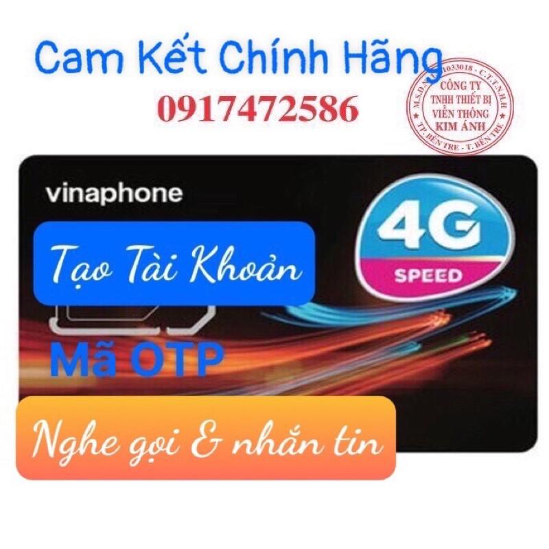 SIM NGHE GỌI VINAPHONE GIÁ RẺ - LÀM CÔNG VIỆC, NHẬN MÃ, NHẬN TIN NHẮN- SIM VINA BẲNG 4G - HÀNG CHÍNH HÃNG