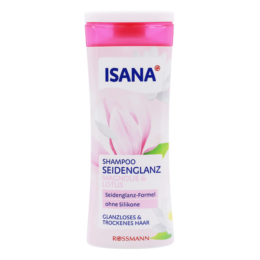 Dầu Gội Hoa Mộc Lan Và Sen Isana Shampoo Seidenglanz Sleeve Macnolie &amp; Lotus (300ml)