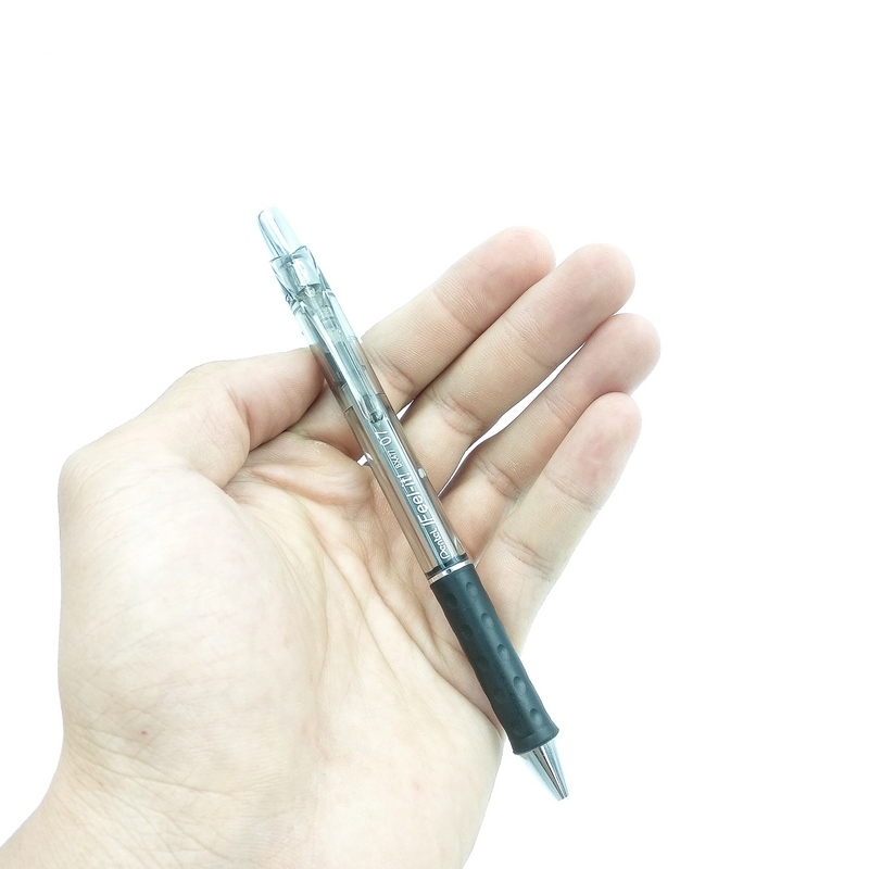 Bút Bi Bấm Pentel 0.7 BX477 - Màu Đen