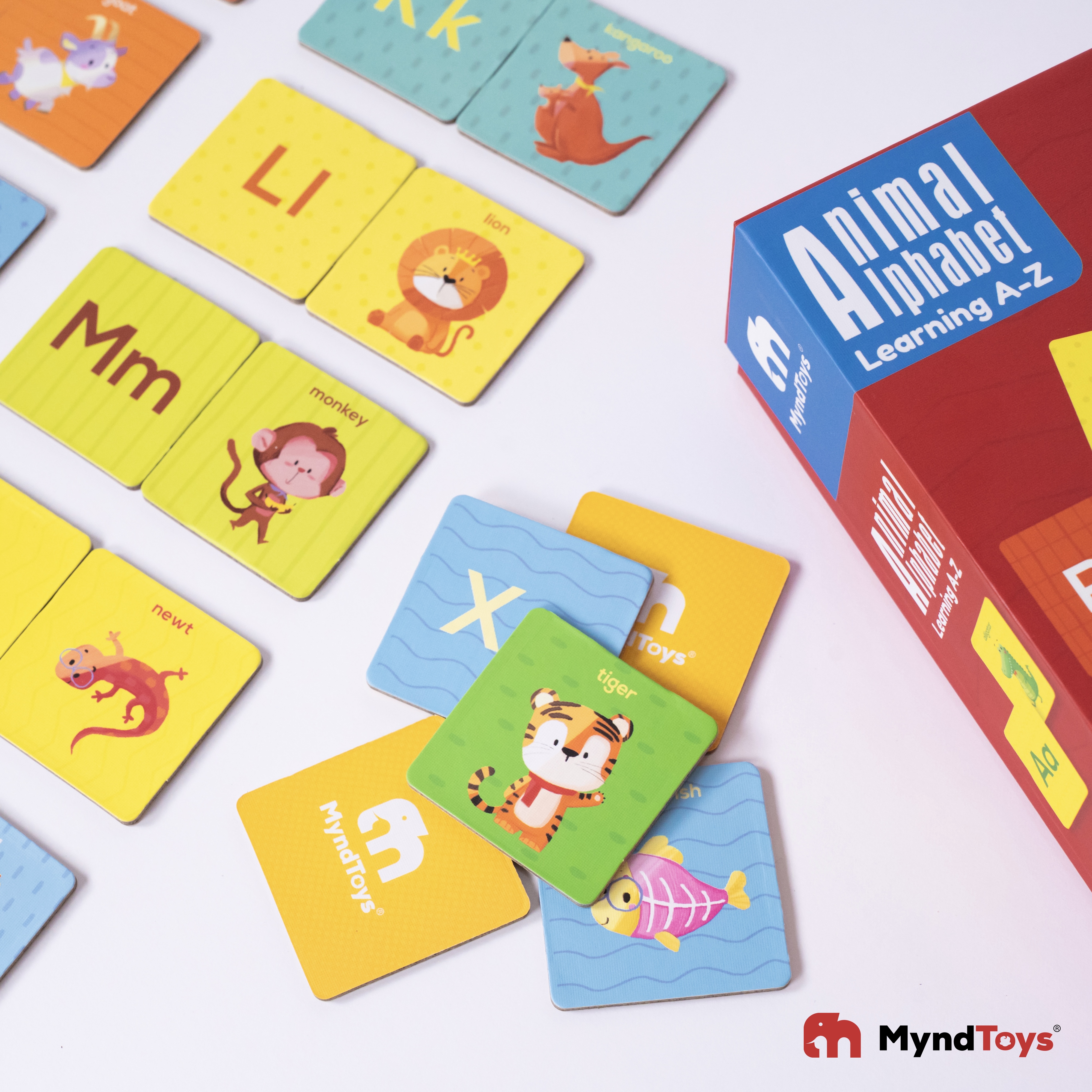 Đồ Chơi Xếp Hình MyndToys Animal Alphabet (Learning A-Z) Dành Cho Các Bé Trên 2 Tuổi