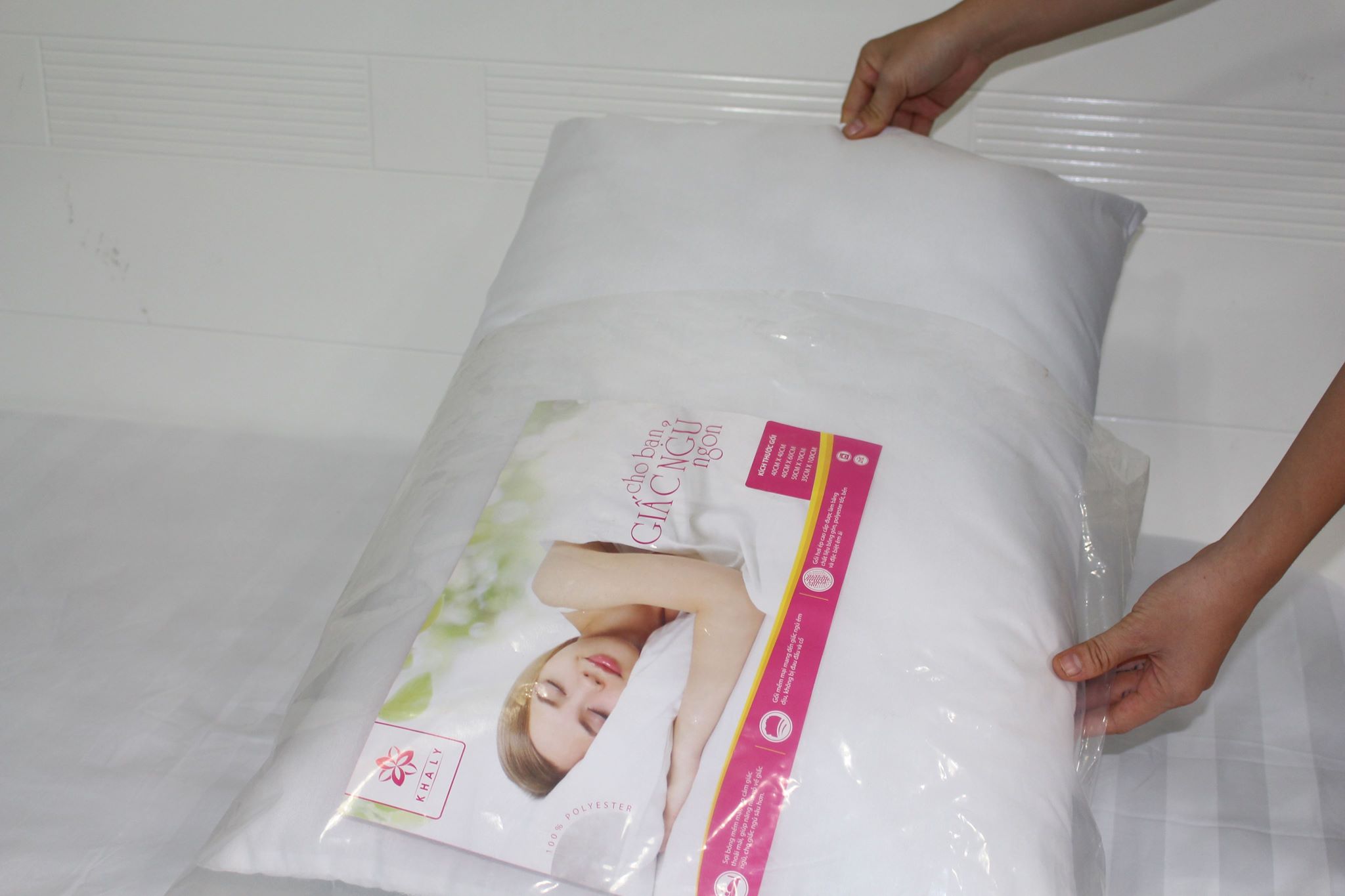 Ruột Gối Nằm - KHA LY - cao cấp nằm rất êm, ép chân không gọn nhẹ
