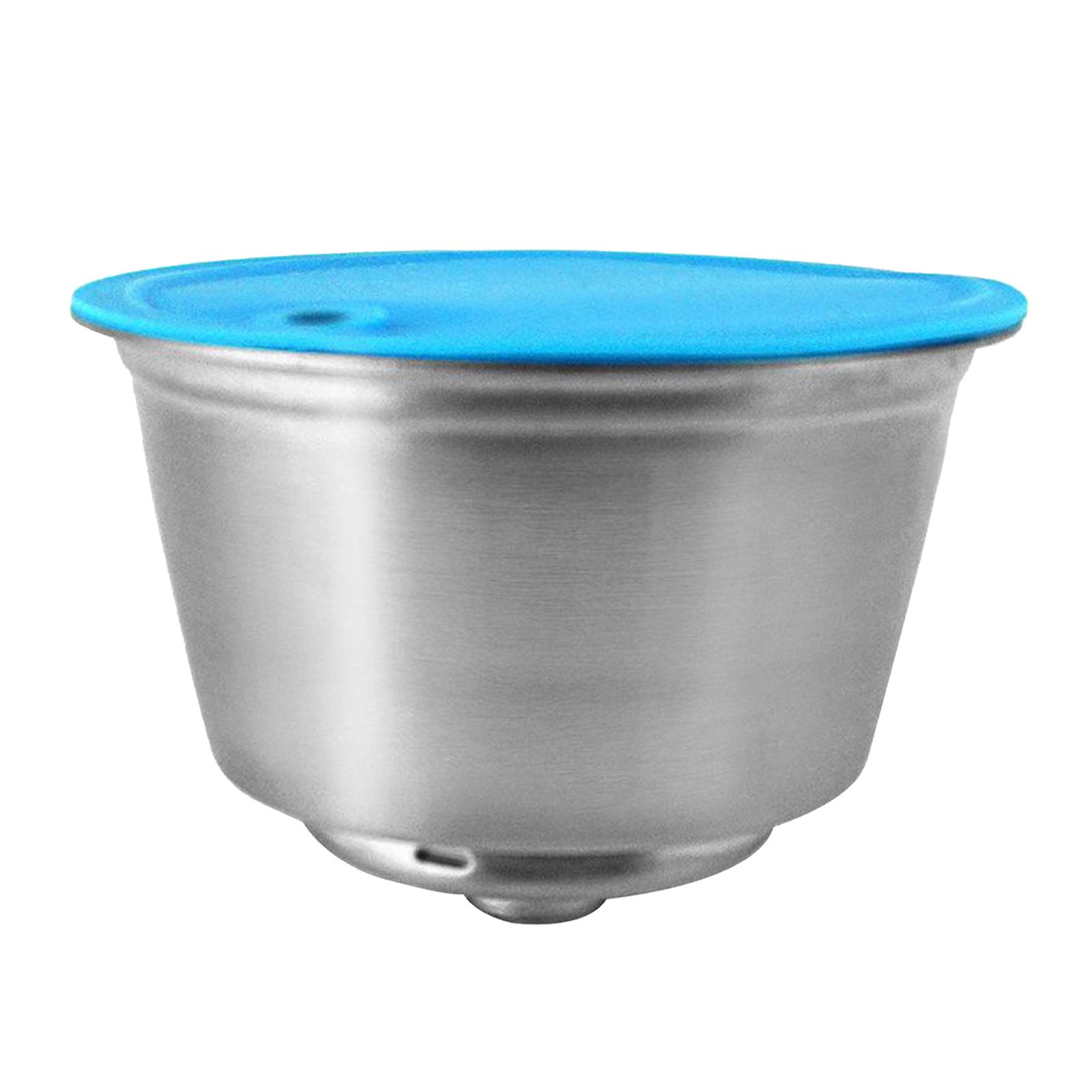Reusable Coffee Capsules, Stainless Steel Refillable Pods Holder Filter Compatible with Dolce Gusto