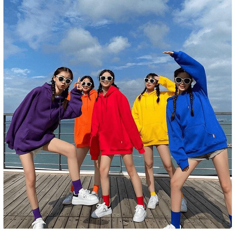 Áo hoodies nỉ ngoại teen trẻ trung