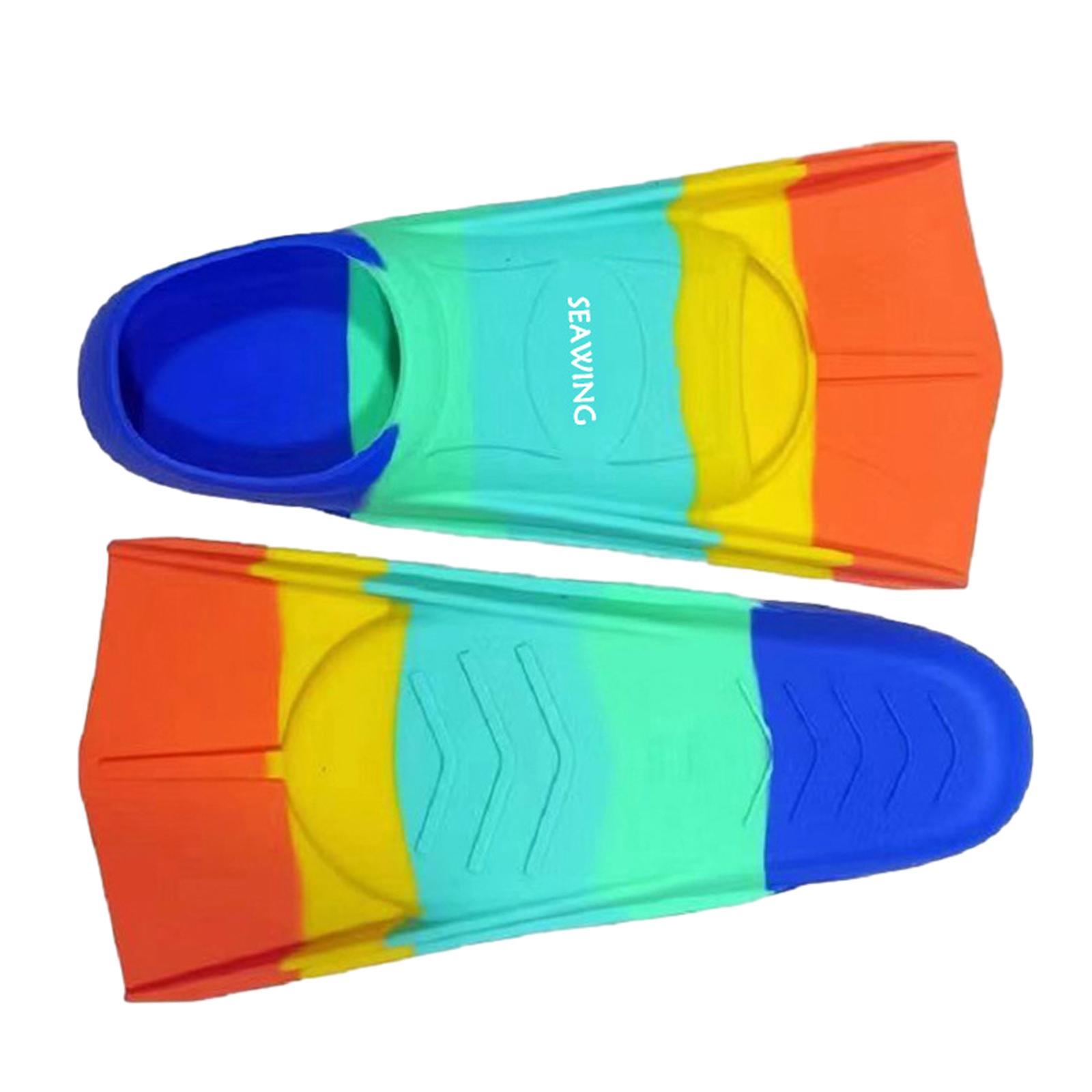 Kids Swim Fins Comfortable Diving Swimming Flippers for Girls Beginner Child