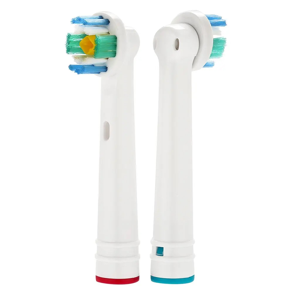 Cho máy Oral B Braun, bộ 4 Đầu Bàn Chải đánh răng điện thay thế MIHOCO EB18-P New   ,  phá tan mảng bám, cho răng trắng sáng