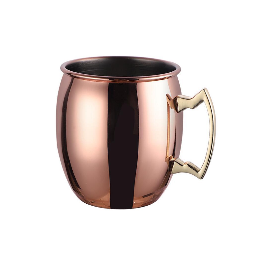Moscow Mule Mugs Stainless Steel Mug, Drink Cup Perfect For Beer Free Gift