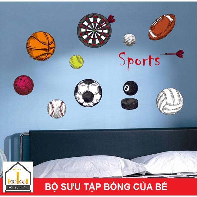 Decal dán tường BỘ SƯU TẬP BÓNG