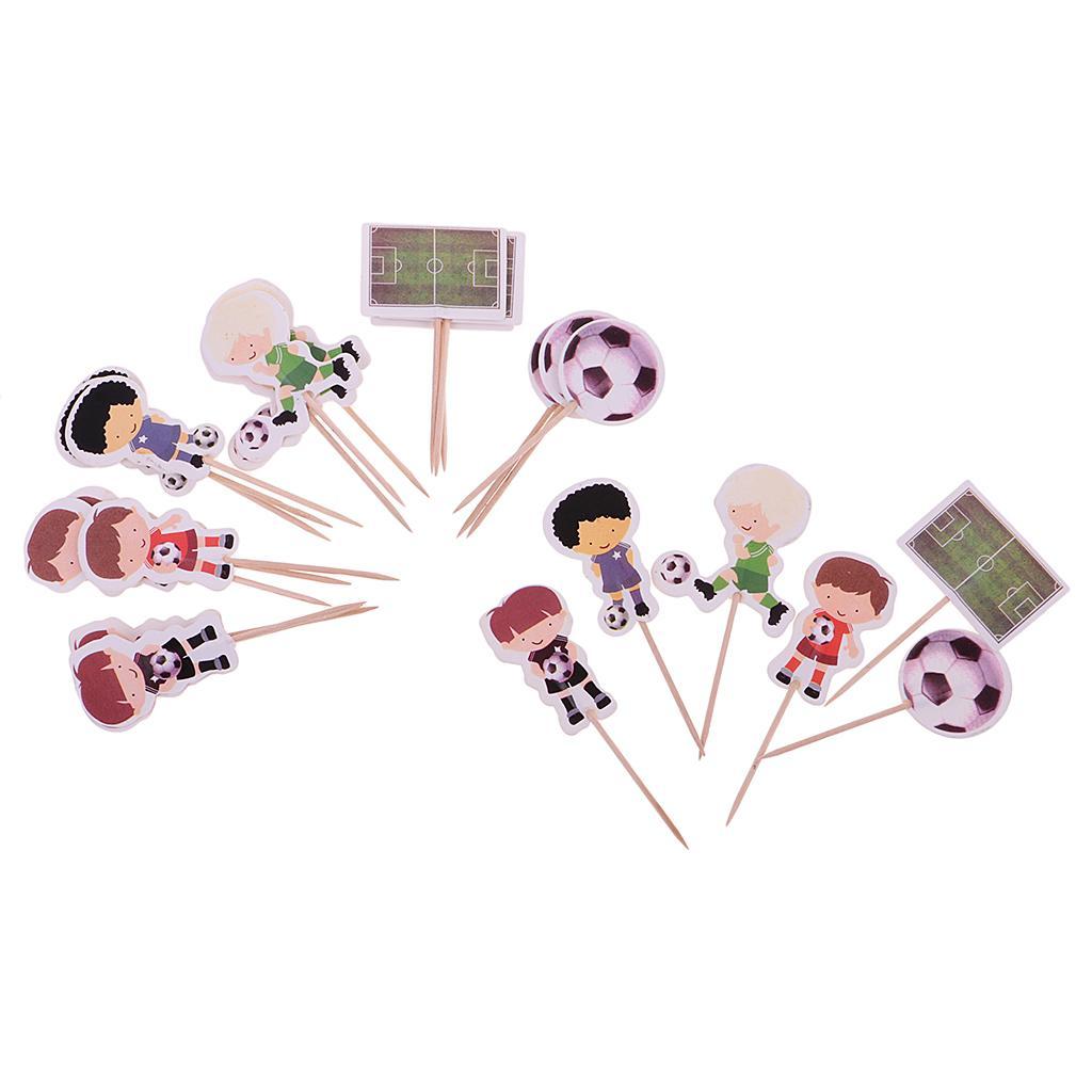 2x24 Pieces Cupcake Picks Cake Toppers Party Favors Decoration