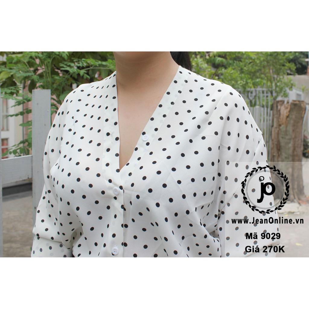 Bigsize Nữ - Sơ Mi Chấm Bi