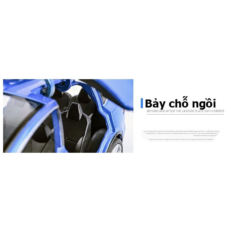 Đồ chơi mô hình xe TESLA chất liệu hợp kim có nhạc đèn mở được tất cả cánh cửa tỷ lệ 1:32