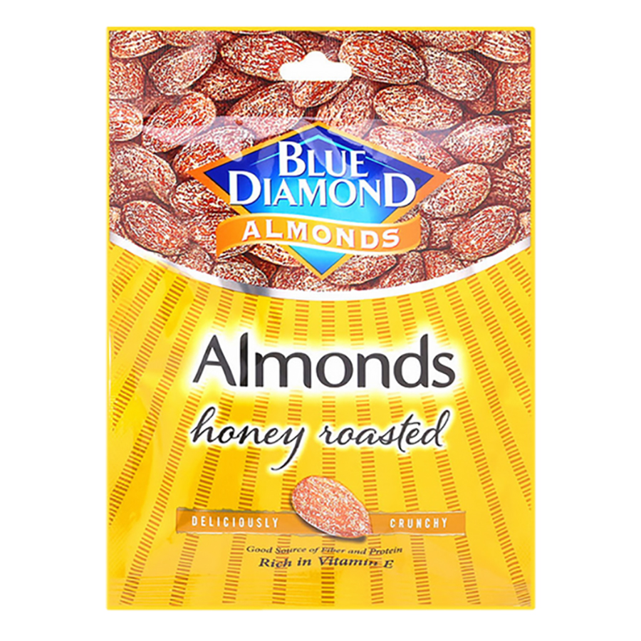 Hạnh nhân rang vị mật ong Blue Diamond gói 30g