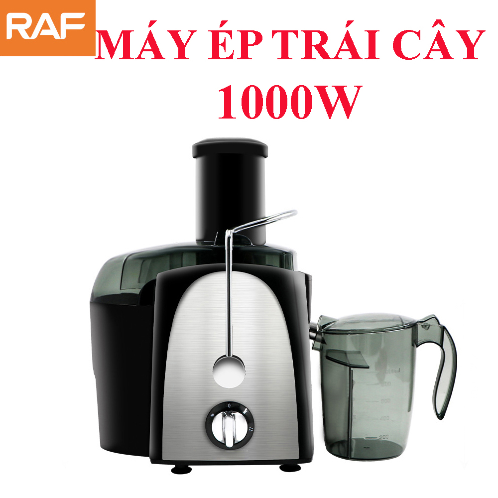 Máy ép trái cây 1000W, 2 tốc độ ép được cả hoa quả cứng, mềm như cà rốt, cóc ổi, thơm, ống nhồi lớn 75mm