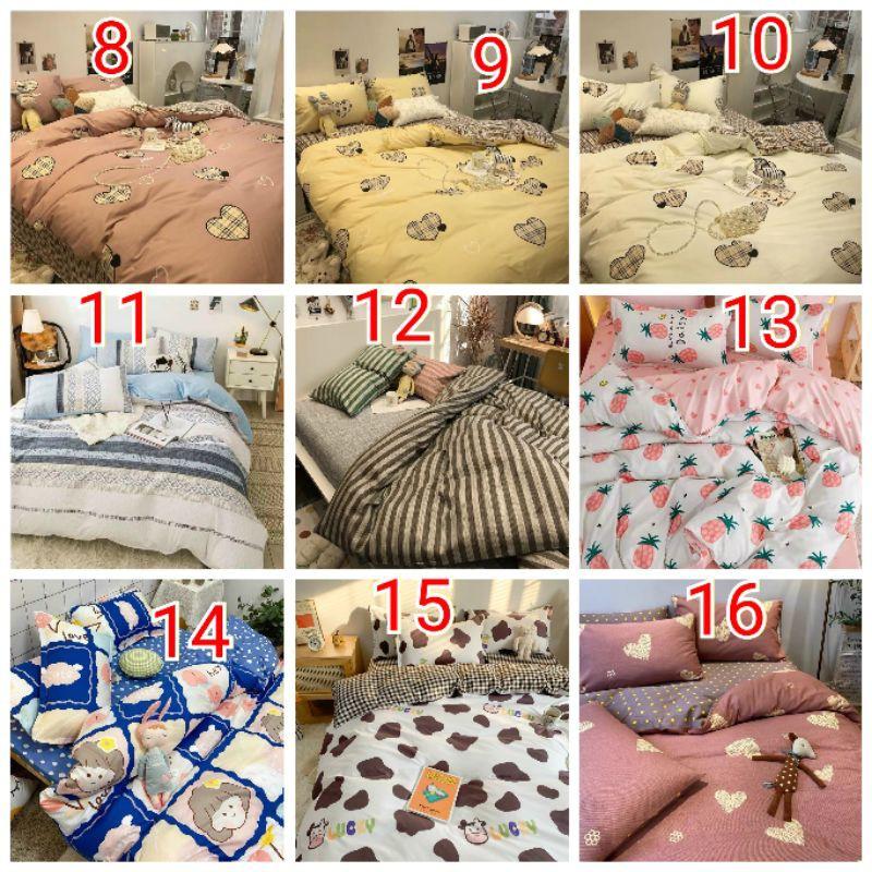 Bộ chăn phao kèm ga gối QUY Bedding mẫu mới cập nhật