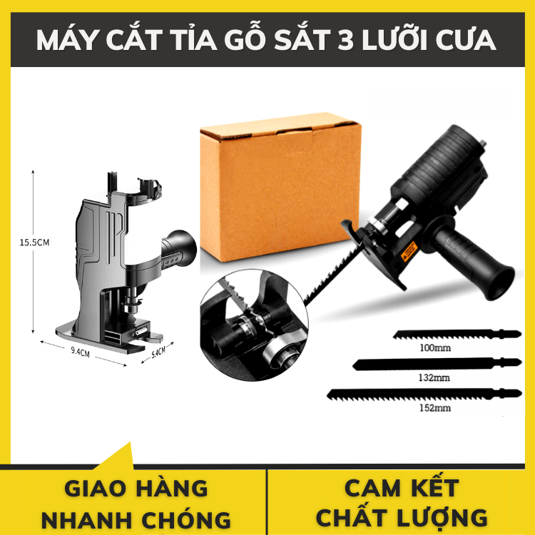 Bộ Chuyển Cưa Gỗ, Cắt Tỉa Vườn Mini Đa Năng, Tặng Thêm 3 lưỡi cưa