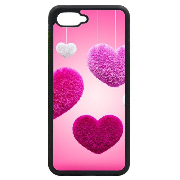 Ốp lưng cho  Realme C1 mẫu nền trái tim 13 - Hàng chính hãng