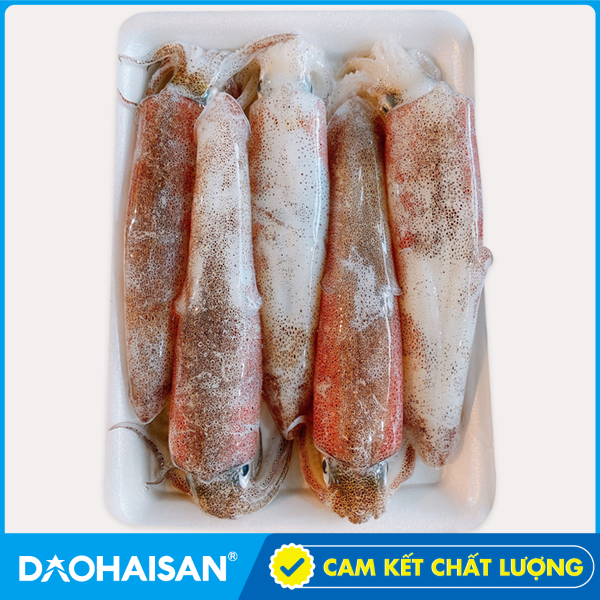 Mực Ống Size L Khay 500g