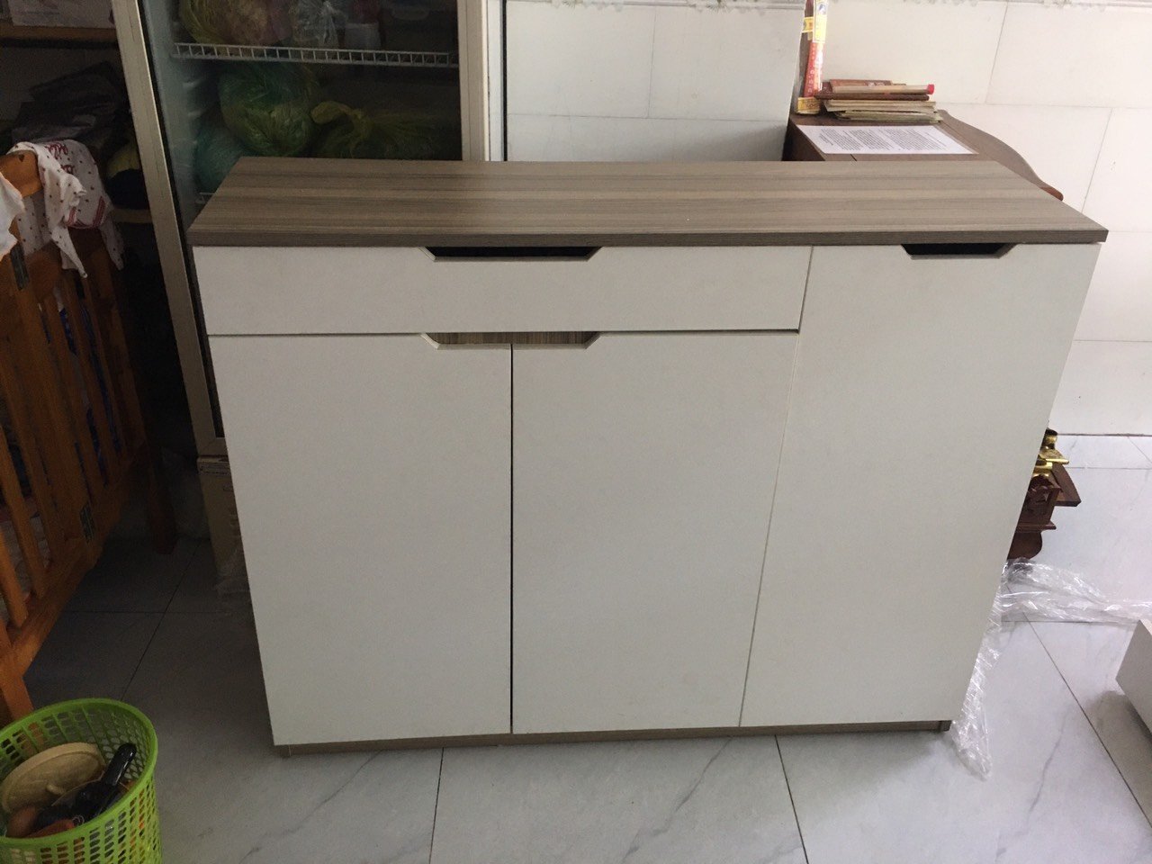 Tủ giày gỗ MDF chất lượng Juno Sofa 3 cánh