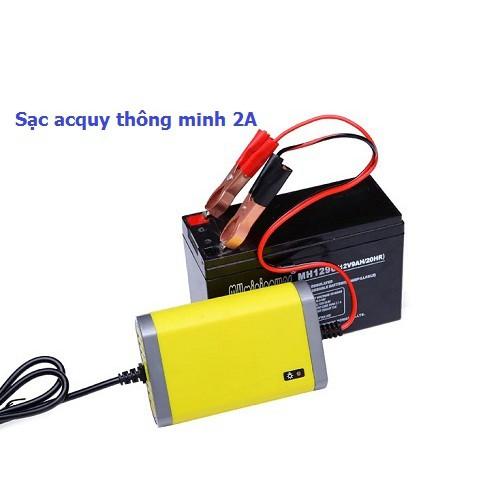 Bộ Sạc Bình Ắc Quy 220V Ra 12V 2A Cho Xe Máy