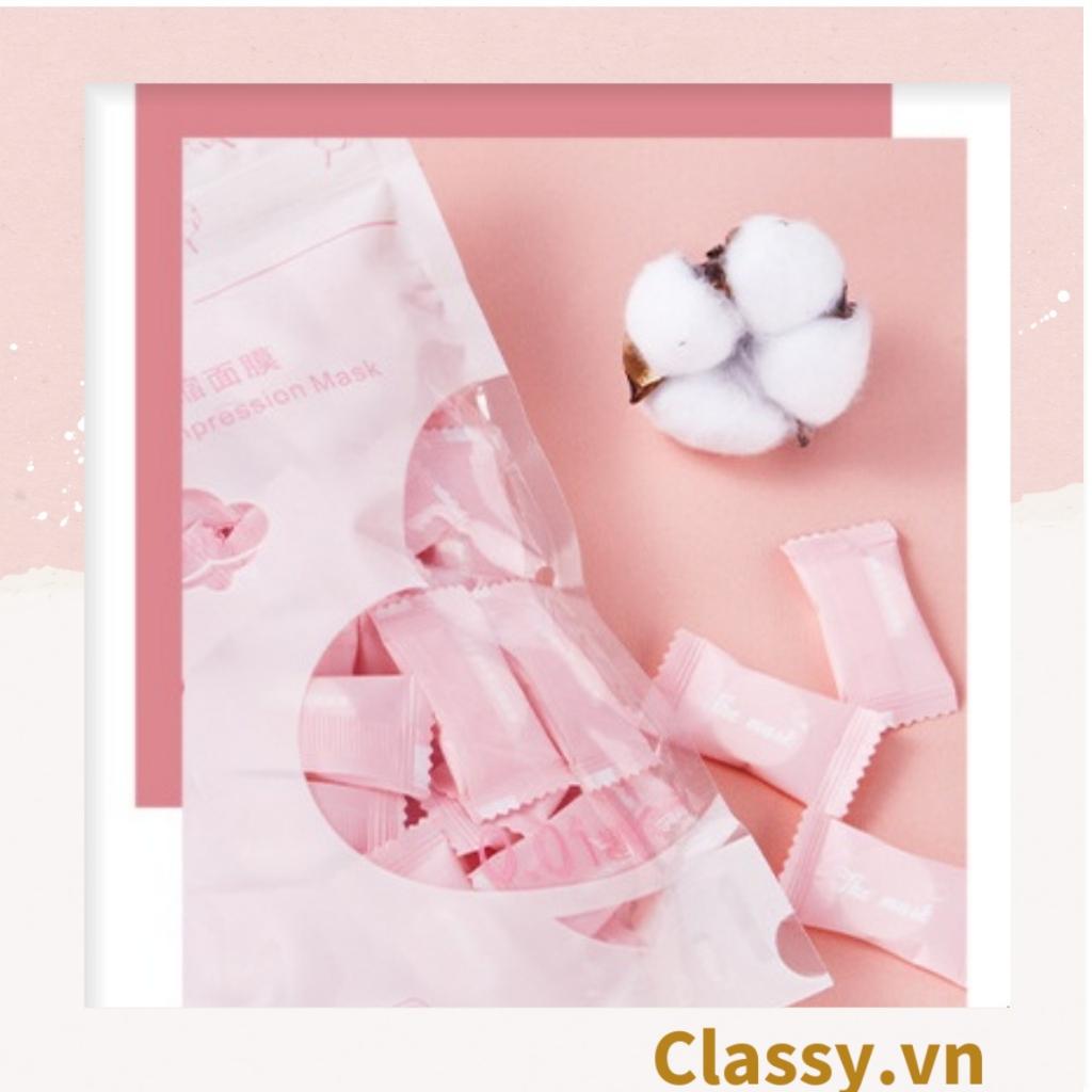 Khăn giấy nén Classy , mặt nạ nén chất liệu Cotton, bỏ túi du lịch tiện lợi THE MASK PK952