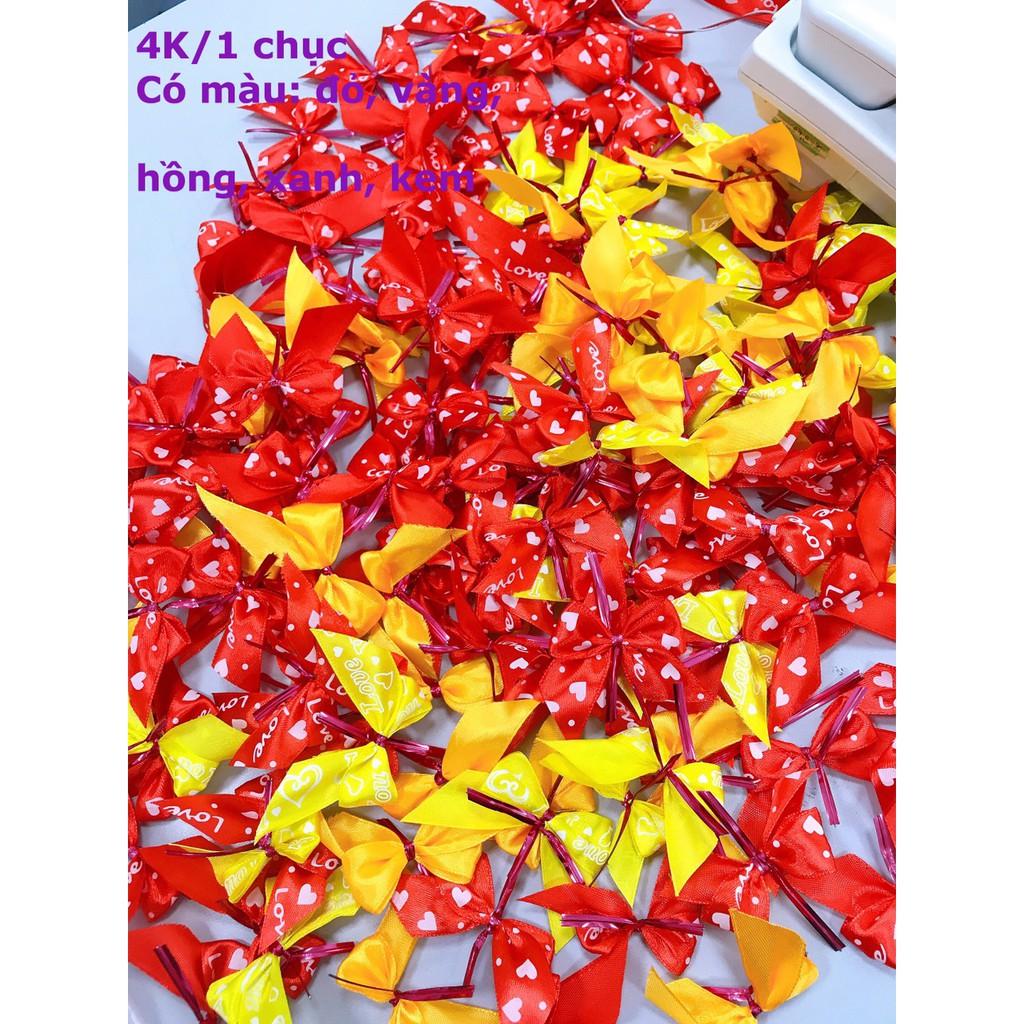 Nơ cột nụ tầm xuân, 2 cm, Bịch 20 cái