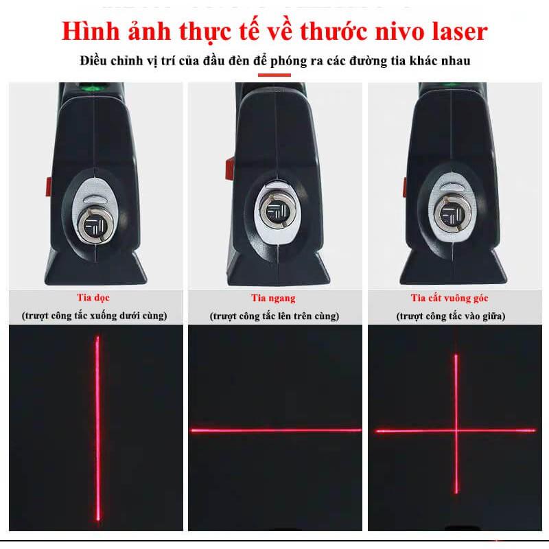 【7 IN 1】Thước nivo laser đa chức năng, thước dây + thước nivo + máy đo laser + bọt thủy chuẩn - Home and Garden