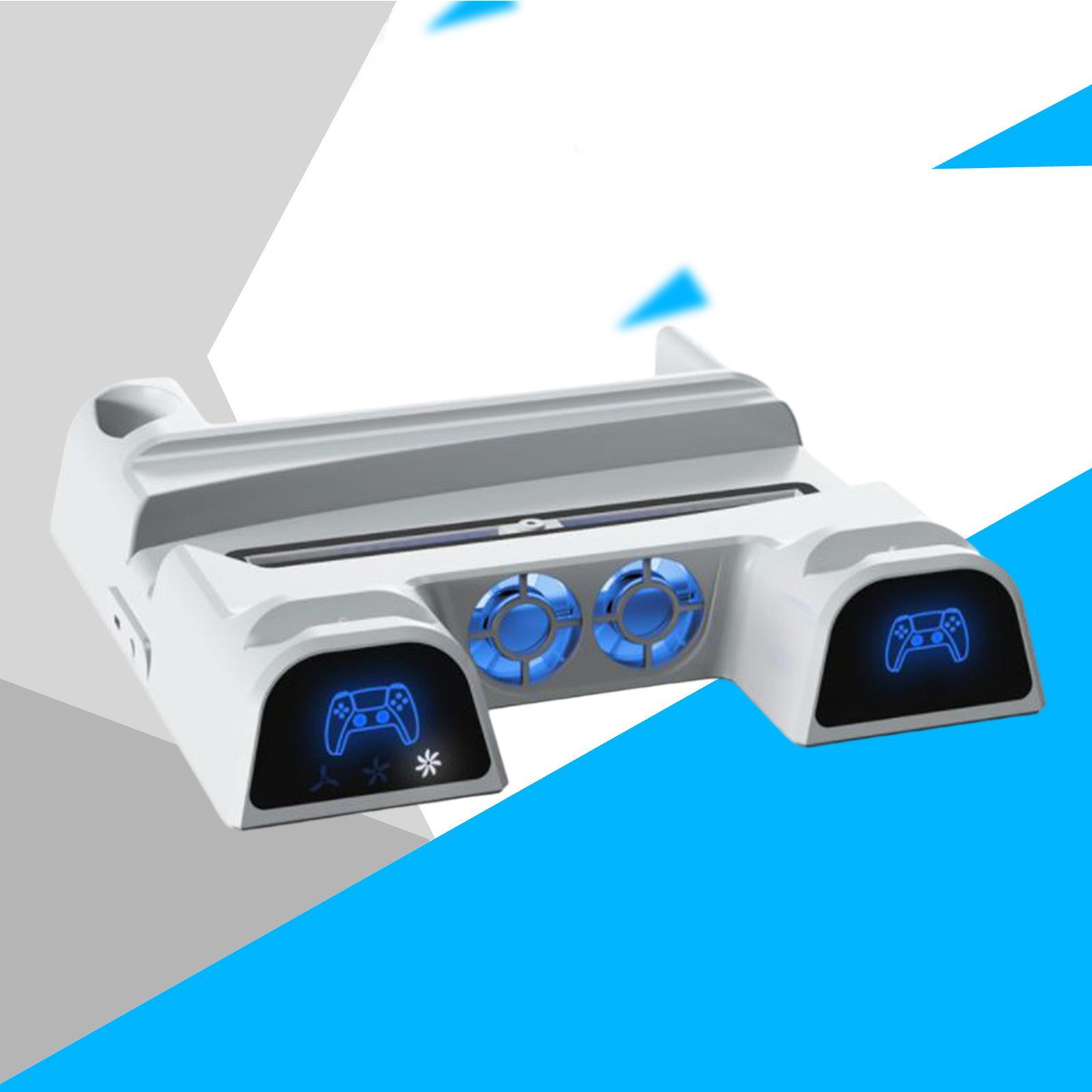 Vertical Stand+Cooling Fan+Charging Station +Game Storage for PS5