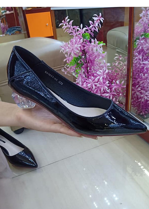 Giày cao gót bít mũi cao 3 cm, gót nhập xinh MT104