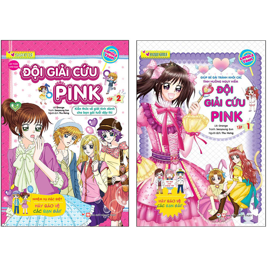 Combo 2 Cuốn Bộ Smart Girls -  Đội Giải Cứu Pink