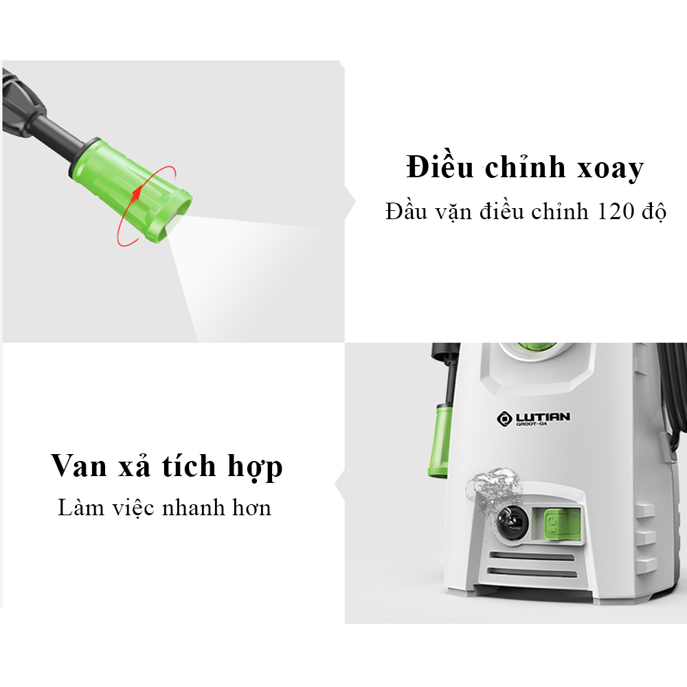 Máy Rửa Xe Mini Áp Lực Cao Gia Đình Lutian Chuyên Nghiệp Phục Vụ Gia Đình Và Công Nghiệp, Gara Ô Tô