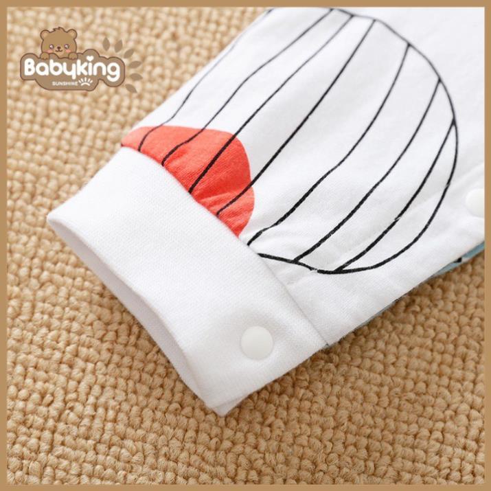 BodySuit giáng sinh noel cho bé,áo liền quần dễ thương dài tay kiểu nai đen cho bé , cotton 100%, Aiueo Nhật.
